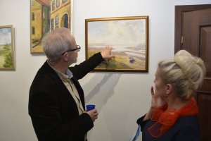 Tadeusz Blicharz. "Pejzaże szpachlą malowane"- wernisaż wystawy