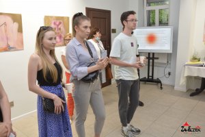 Wernisaż wystawy malarstwa Justyny Odej 